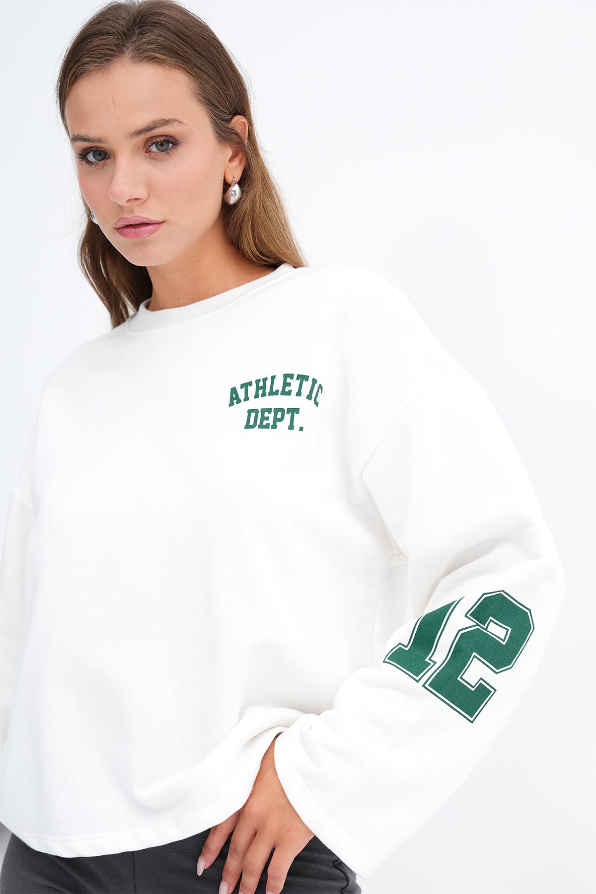 Ecru_Printed-Sweatshirt-addax