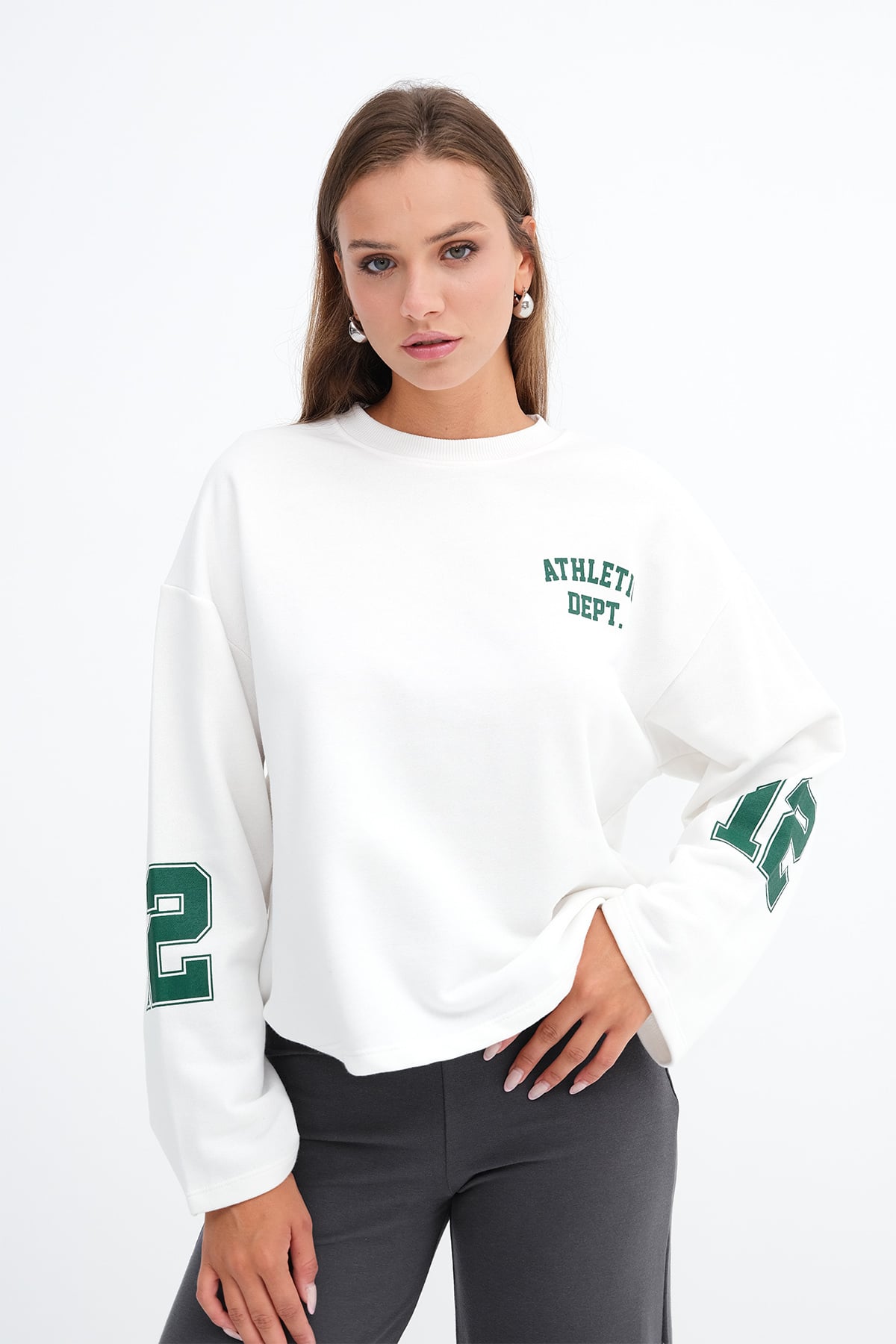 Ecru_Printed-Sweatshirt-addax