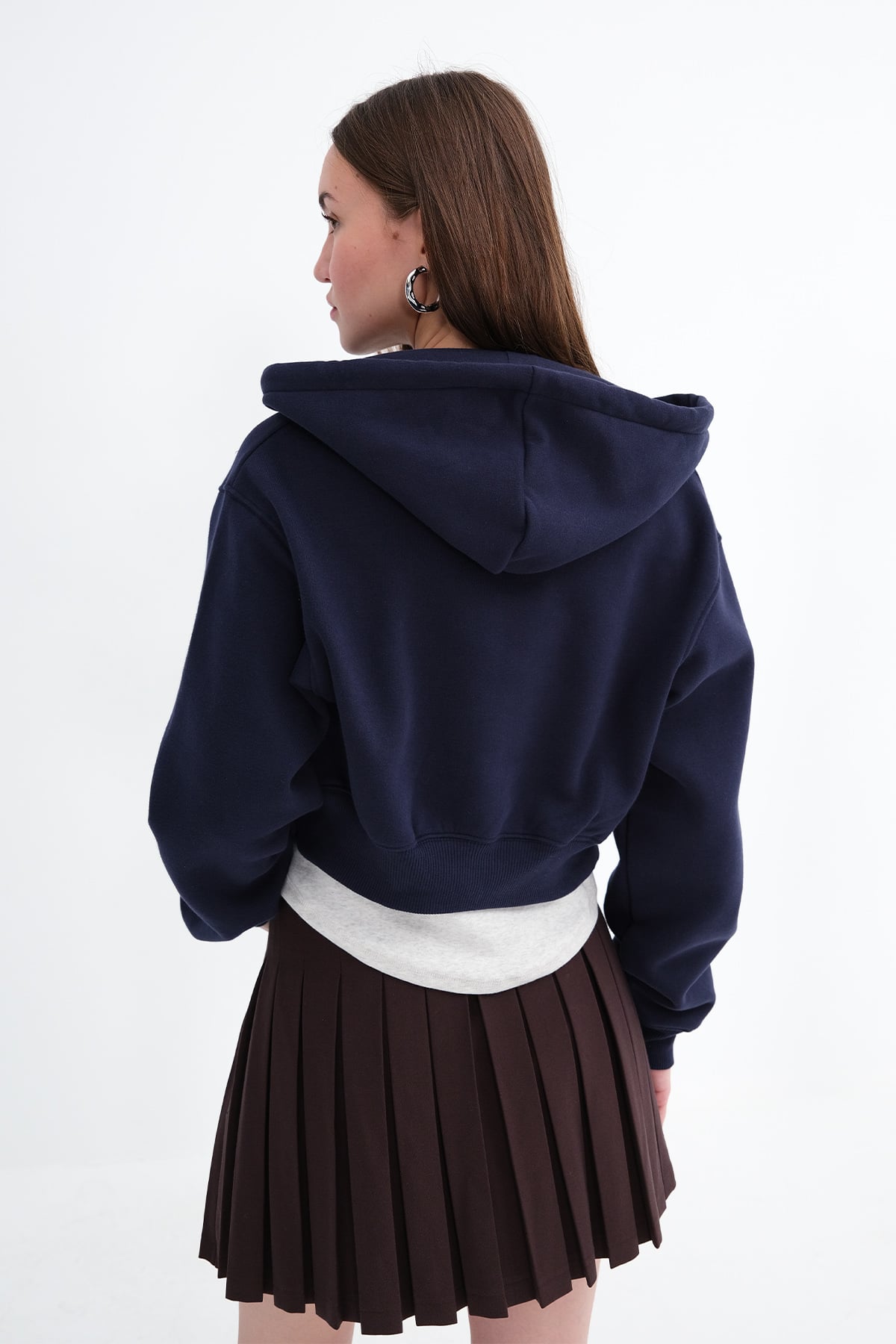 Dark-Night-Blue_Hooded-Brushed-Sweatshirt-addax