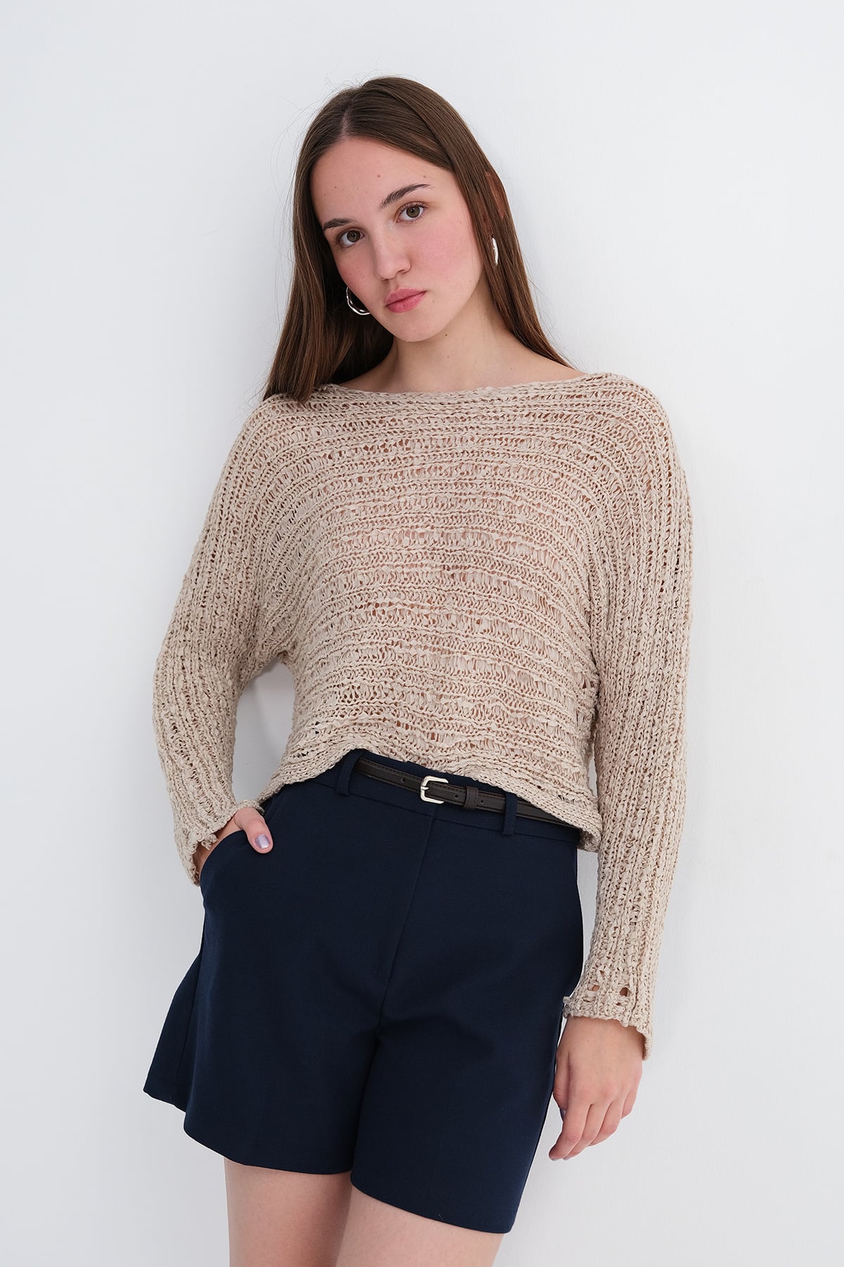 Stone_Crew-Neck-Openwork-Knit-Top-addax