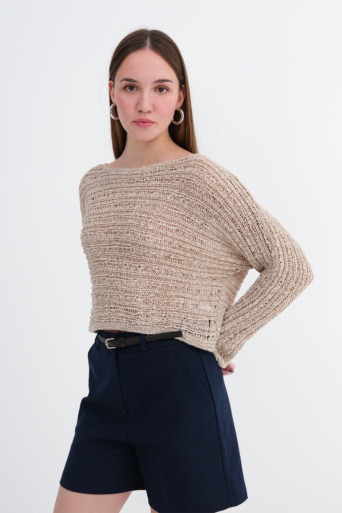 Stone_Crew-Neck-Openwork-Knit-Top-addax