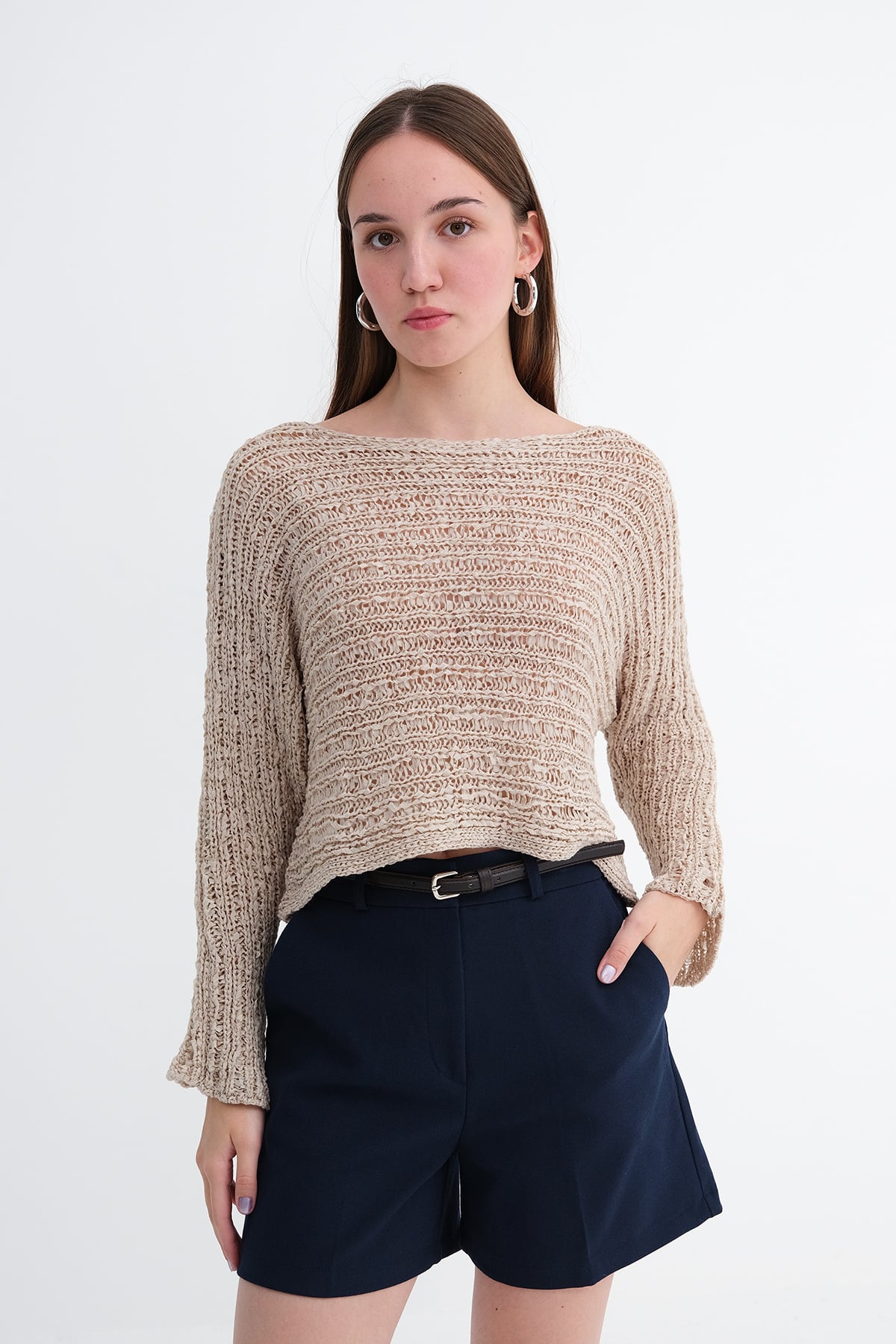 Stone_Crew-Neck-Openwork-Knit-Top-addax