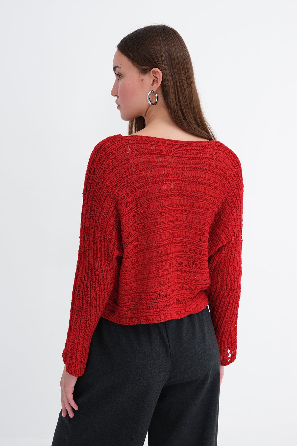 Red_Crew-Neck-Openwork-Knit-Top-addax