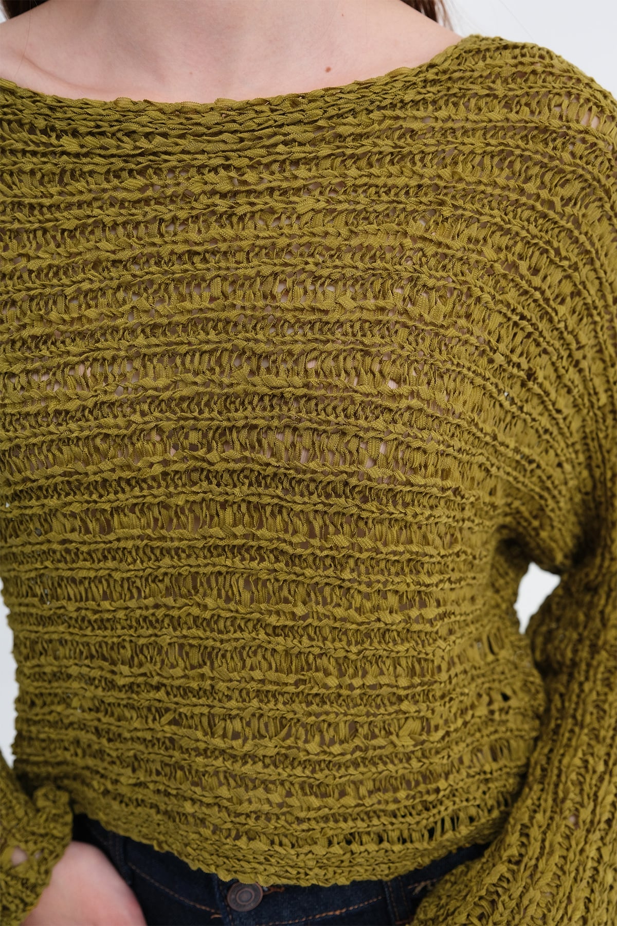 Olive_Crew-Neck-Openwork-Knit-Top-addax