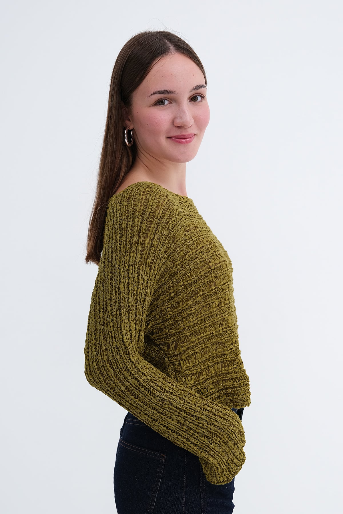 Olive_Crew-Neck-Openwork-Knit-Top-addax