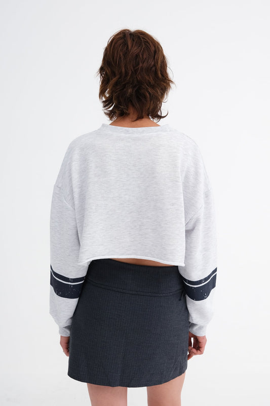 Snow-Melange_Printed-Crop-Sweatshirt-addax