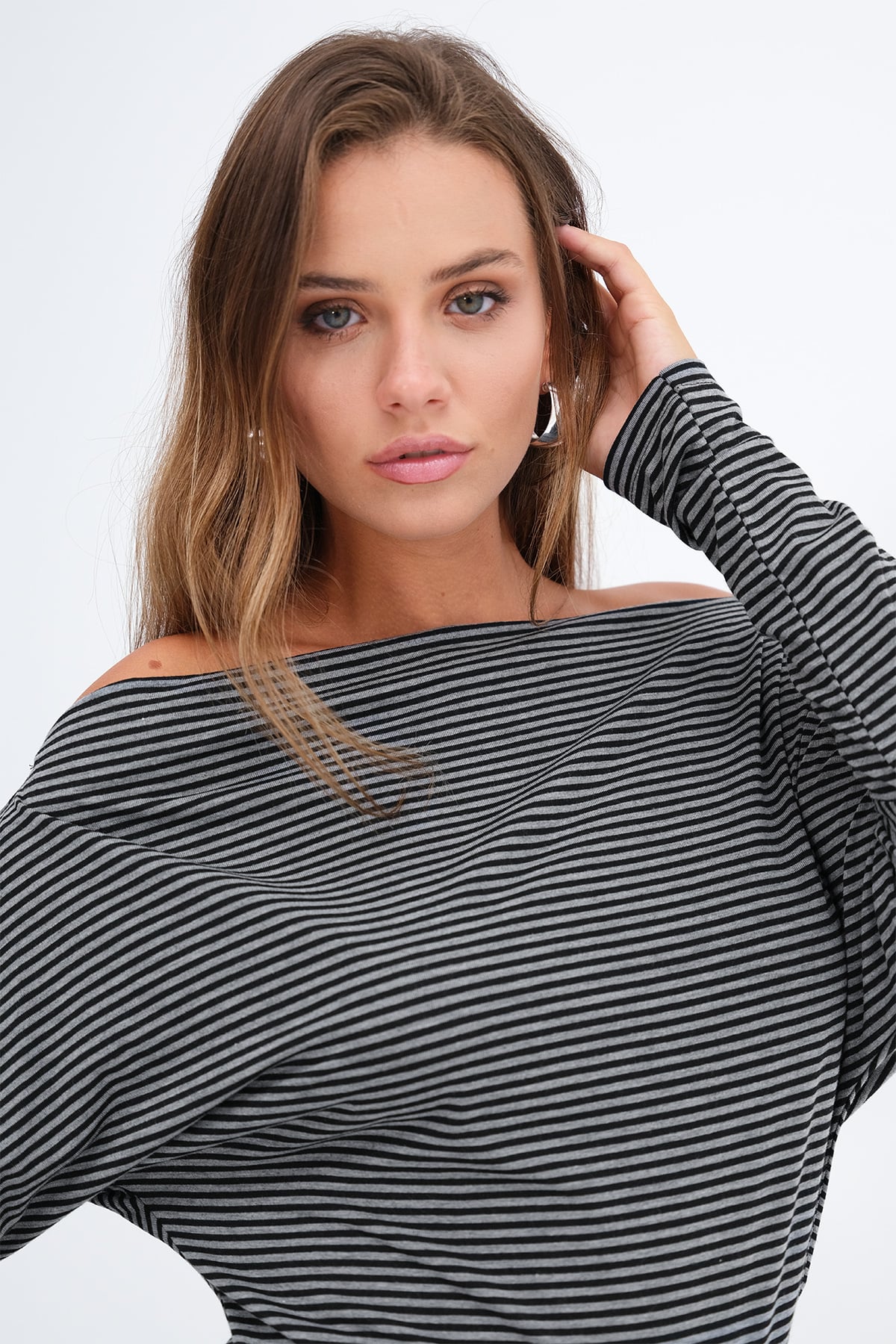 Grey---Black_Striped-Boat-Neck-Blouse-addax