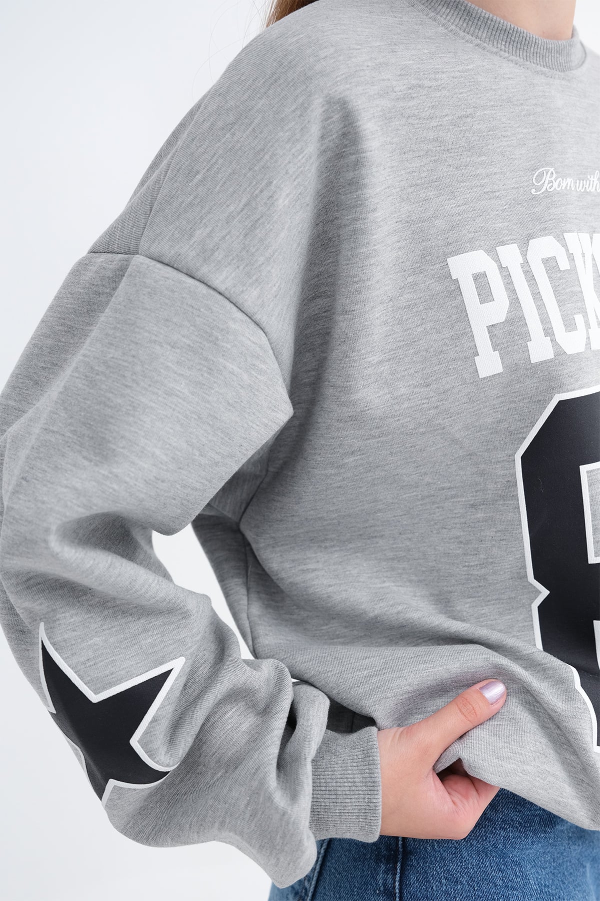 Grey-Melange_Printed-Sweatshirt-addax