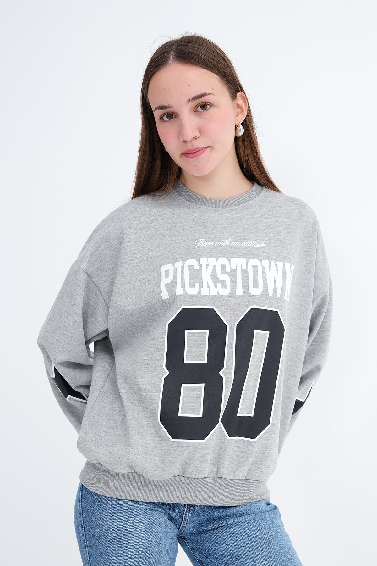 Grey-Melange_Printed-Sweatshirt-addax