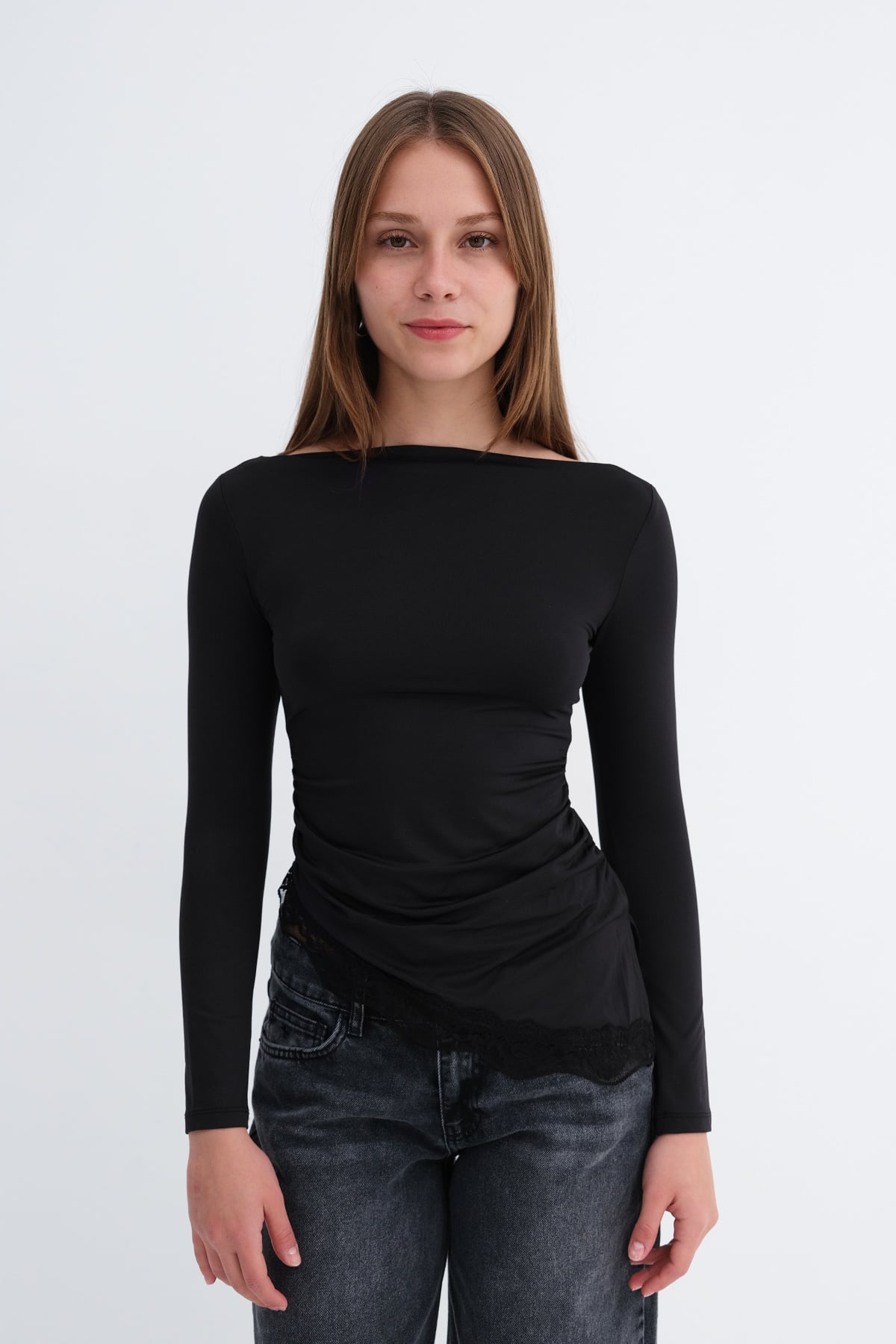 Black_Asymmetric-Cut-Blouse-addax