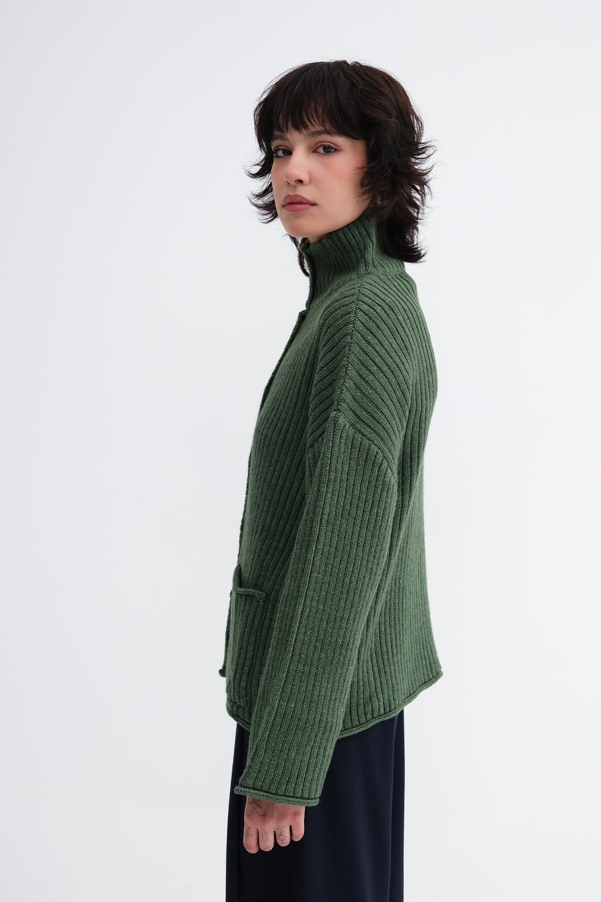 Green_Button-Up-Knit-Cardigan-addax