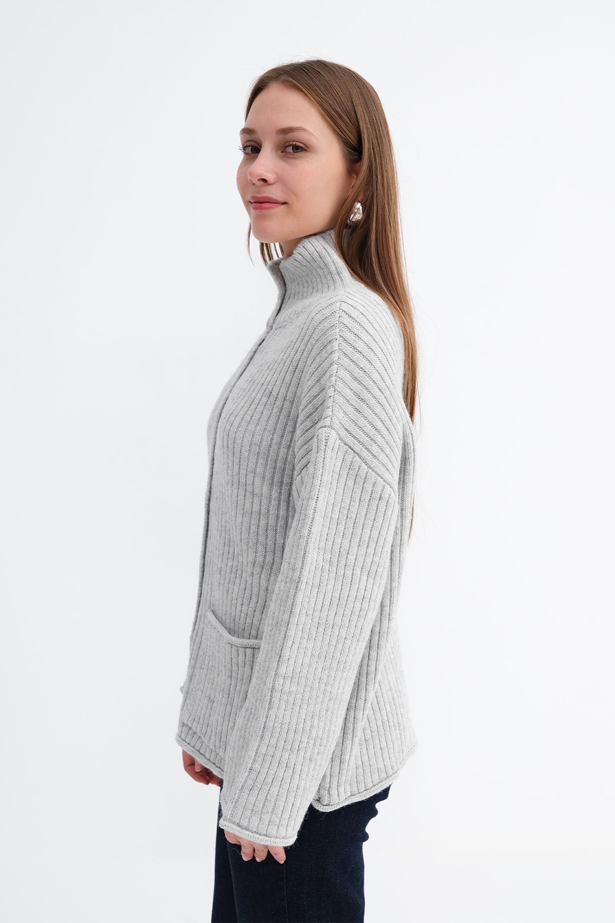 Snow-Melange_Button-Up-Knit-Cardigan-addax