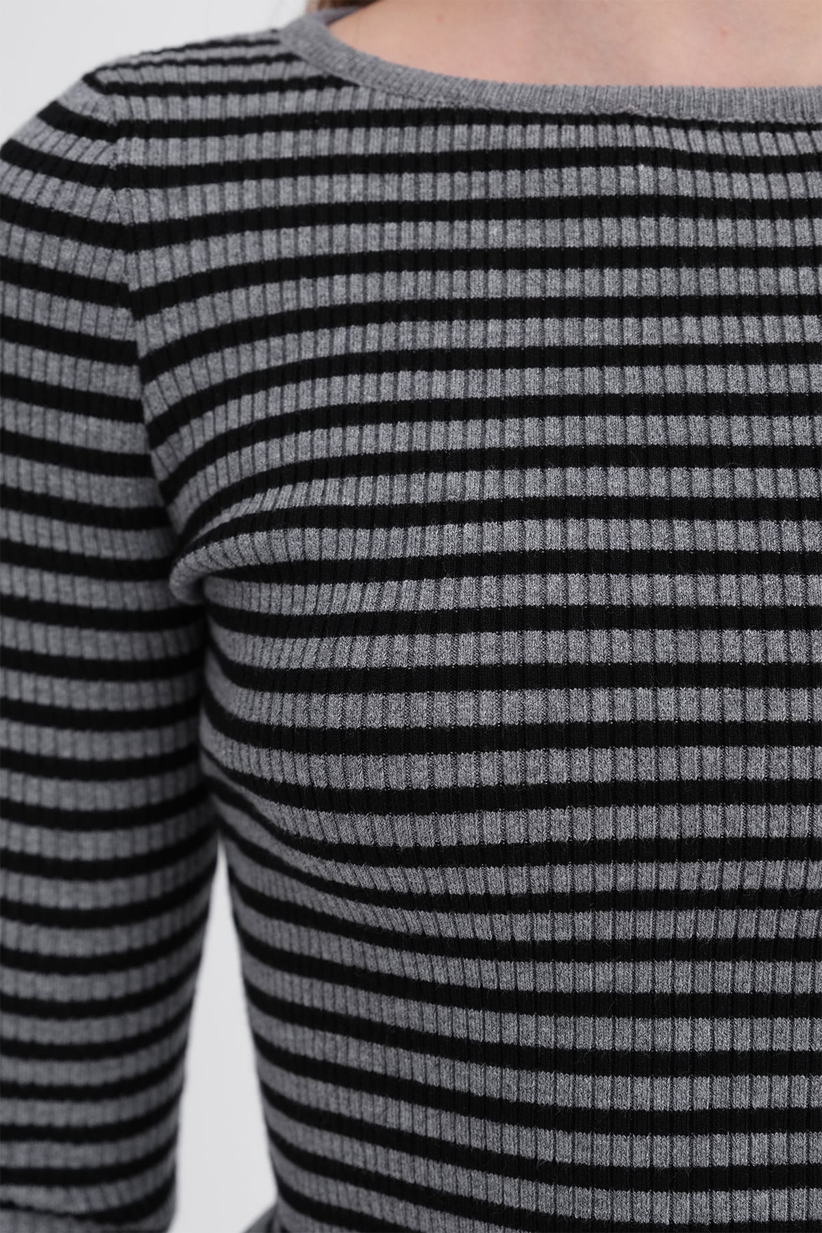 Charcoal---Black_Striped-Knit-Sweater-addax