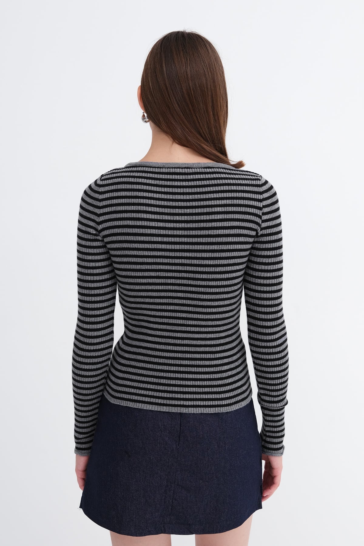 Charcoal---Black_Striped-Knit-Sweater-addax