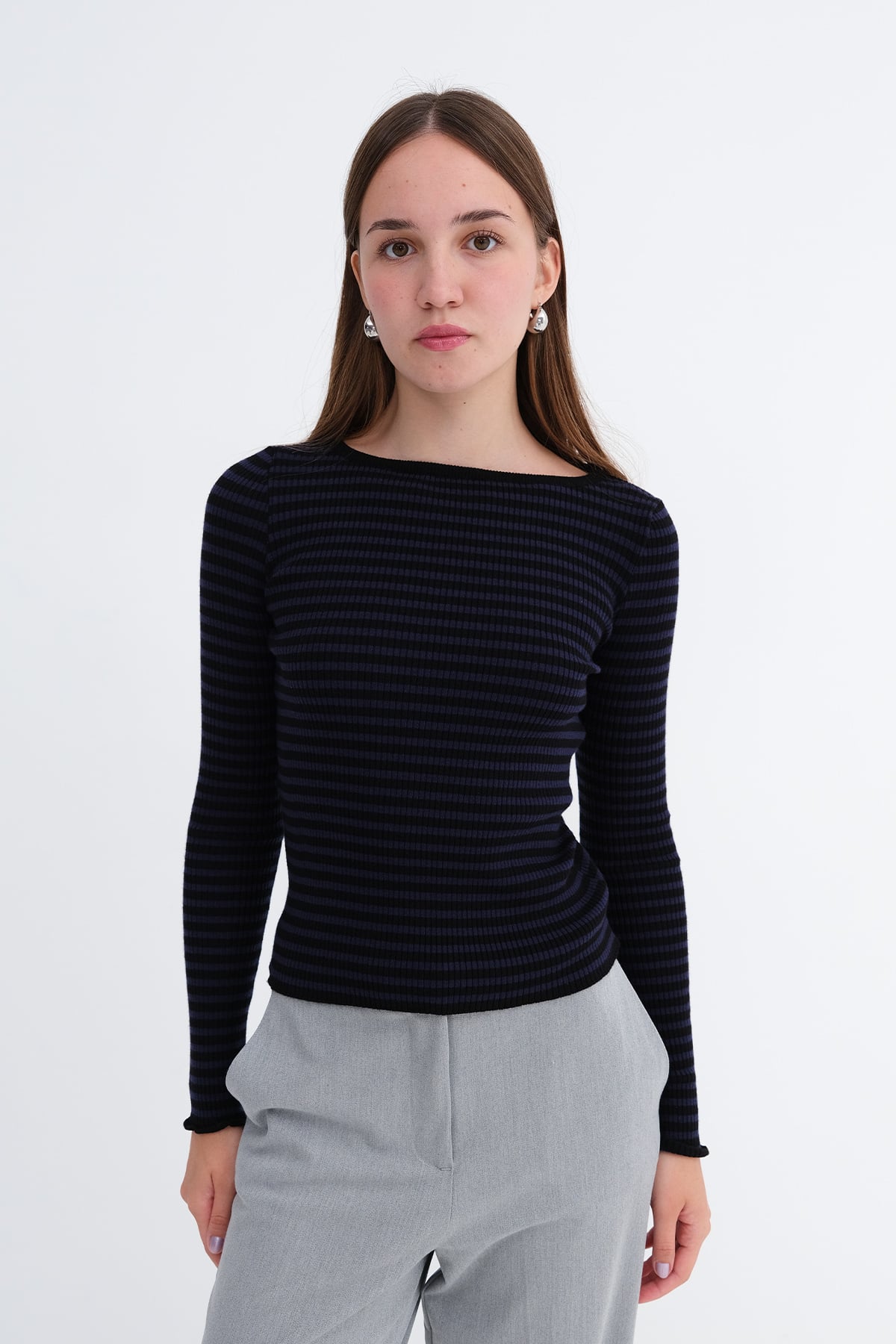 Royal-Blue-Black_Striped-Knit-Sweater-addax