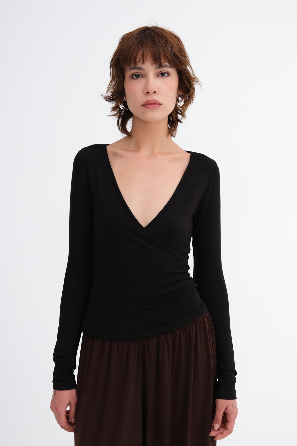 Black_Wrap-Neck-Long-Sleeve-Blouse-addax
