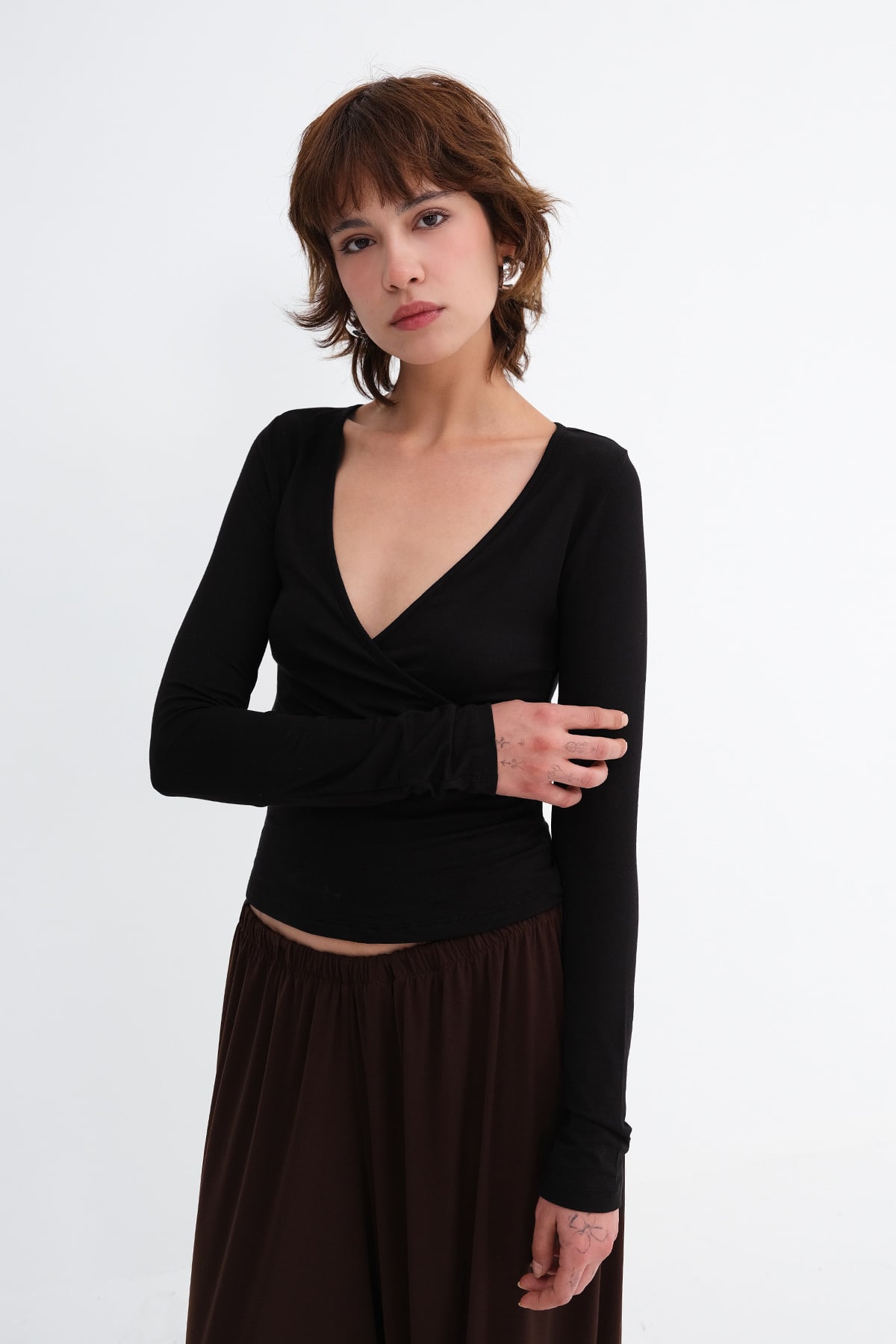 Black_Wrap-Neck-Long-Sleeve-Blouse-addax