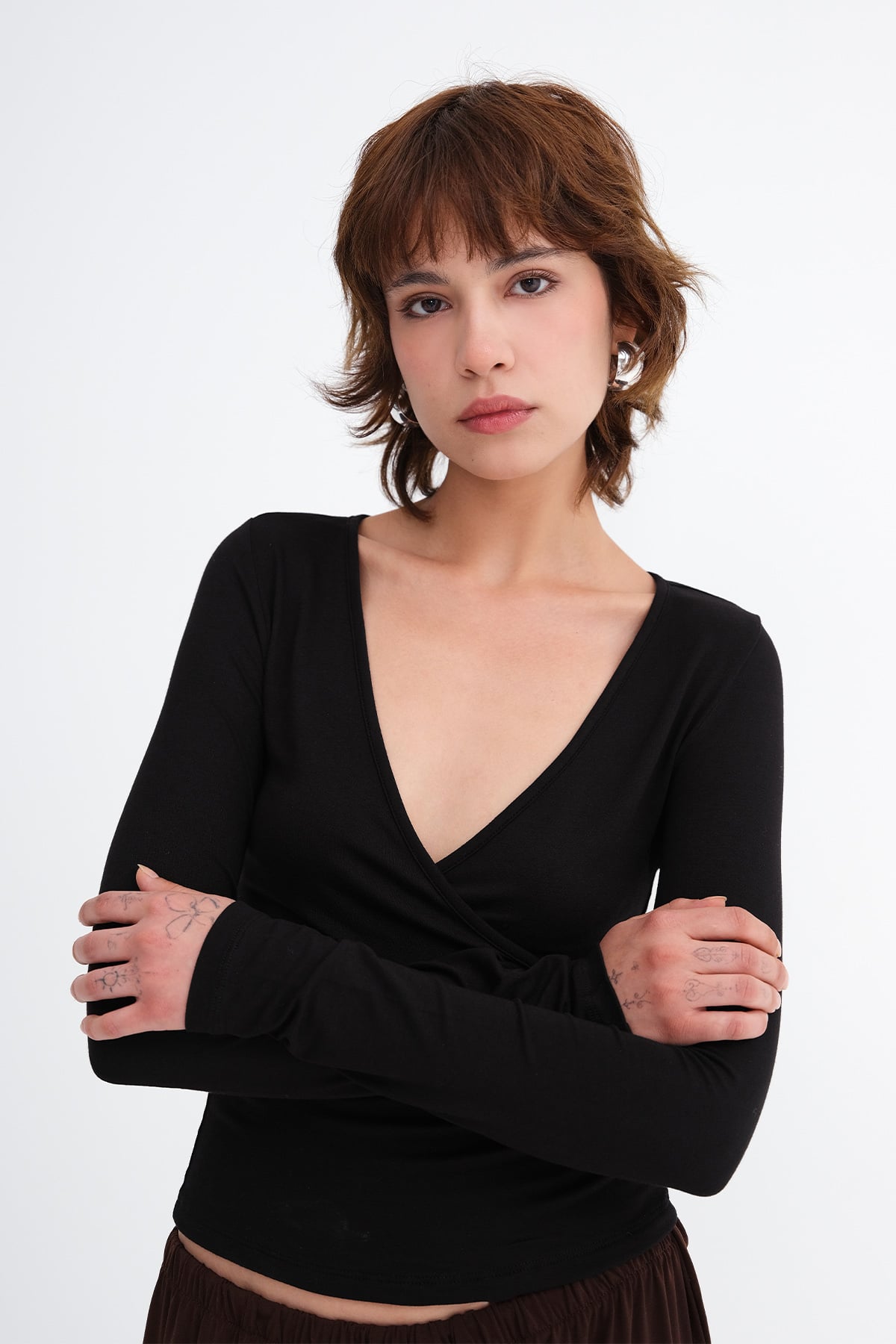 Black_Wrap-Neck-Long-Sleeve-Blouse-addax