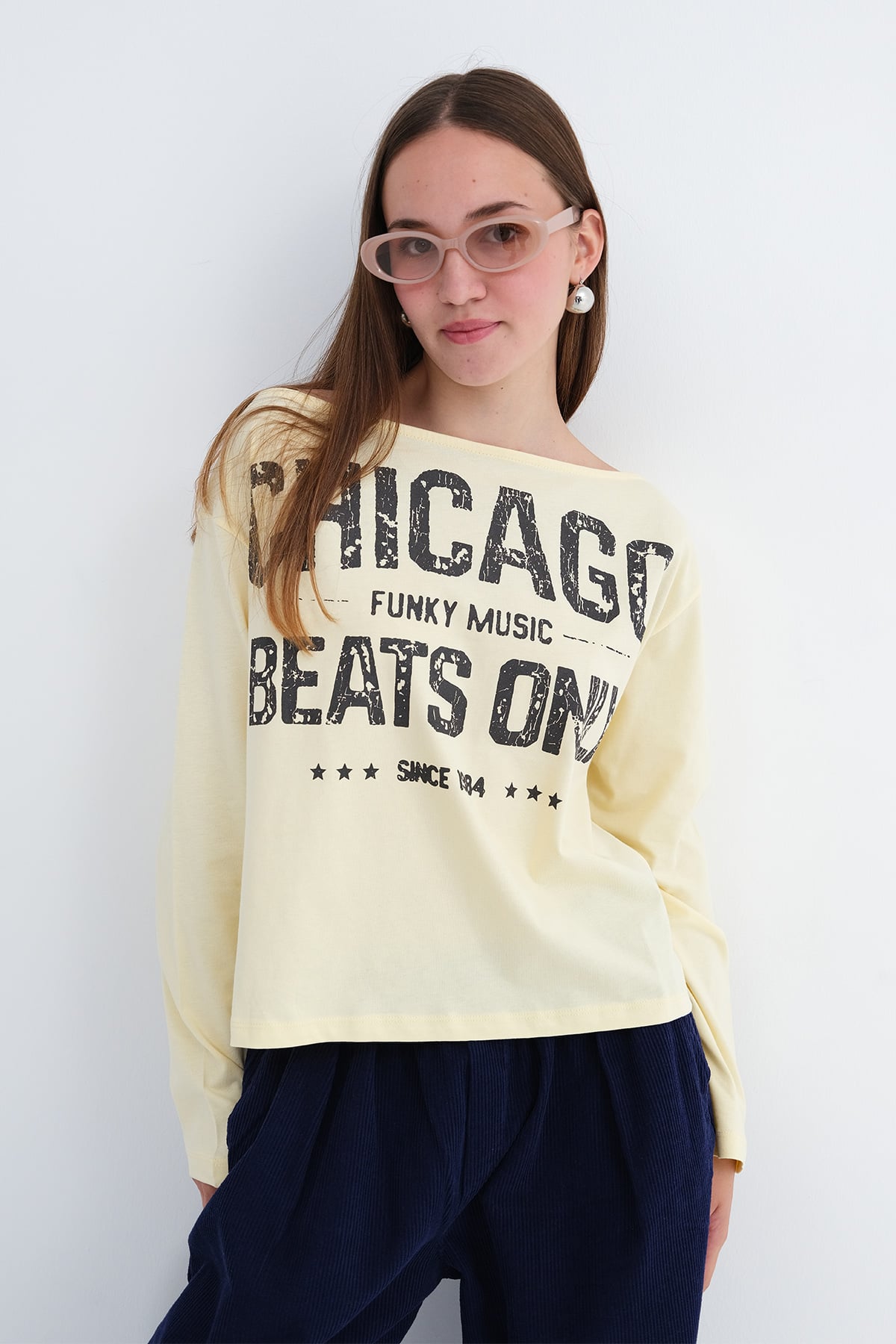 Printed Long Sleeve T-Shirt