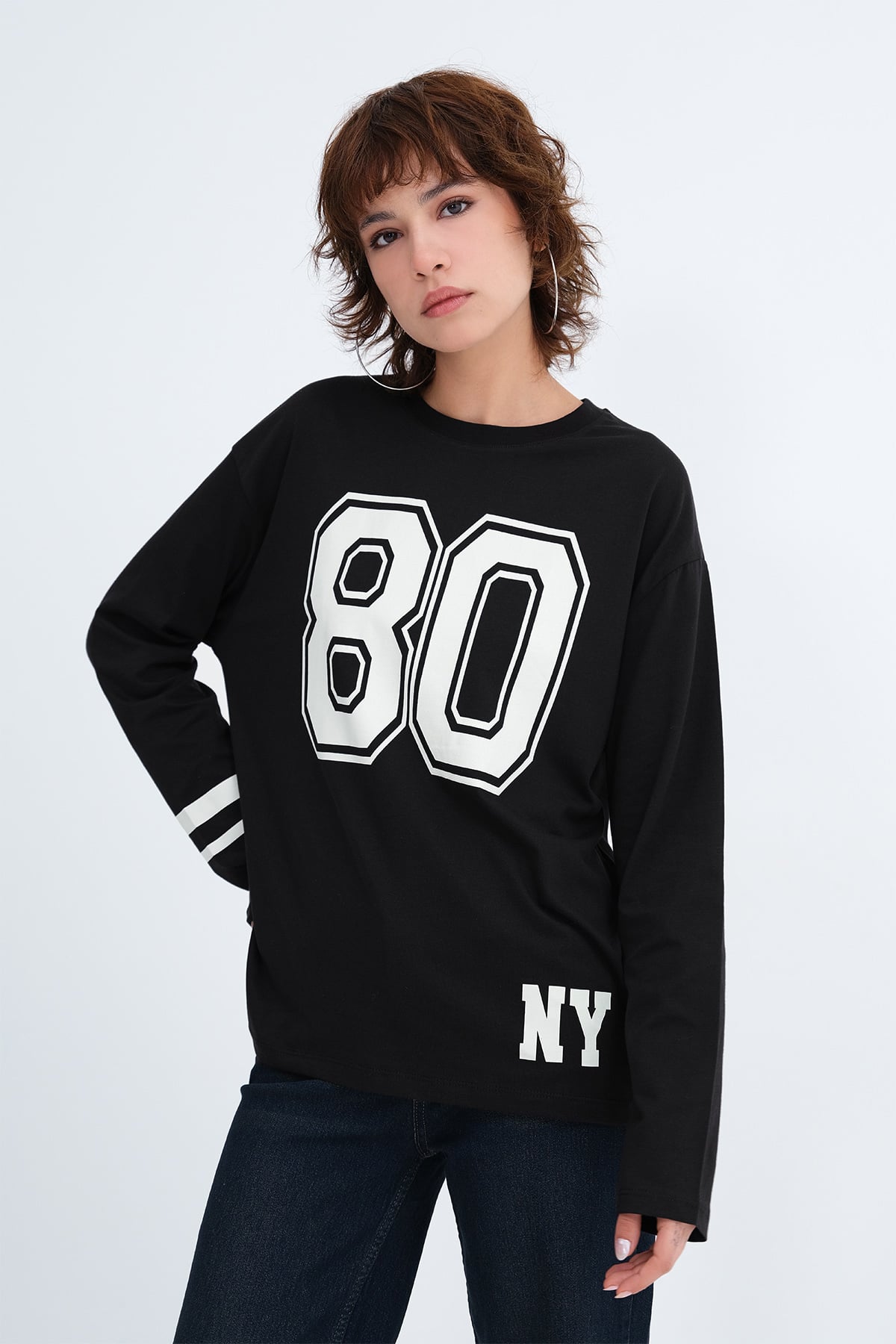 Printed Long Sleeve T-Shirt
