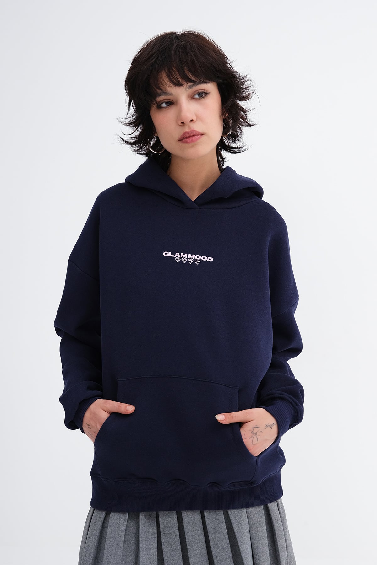 Hooded Brushed Sweatshirt