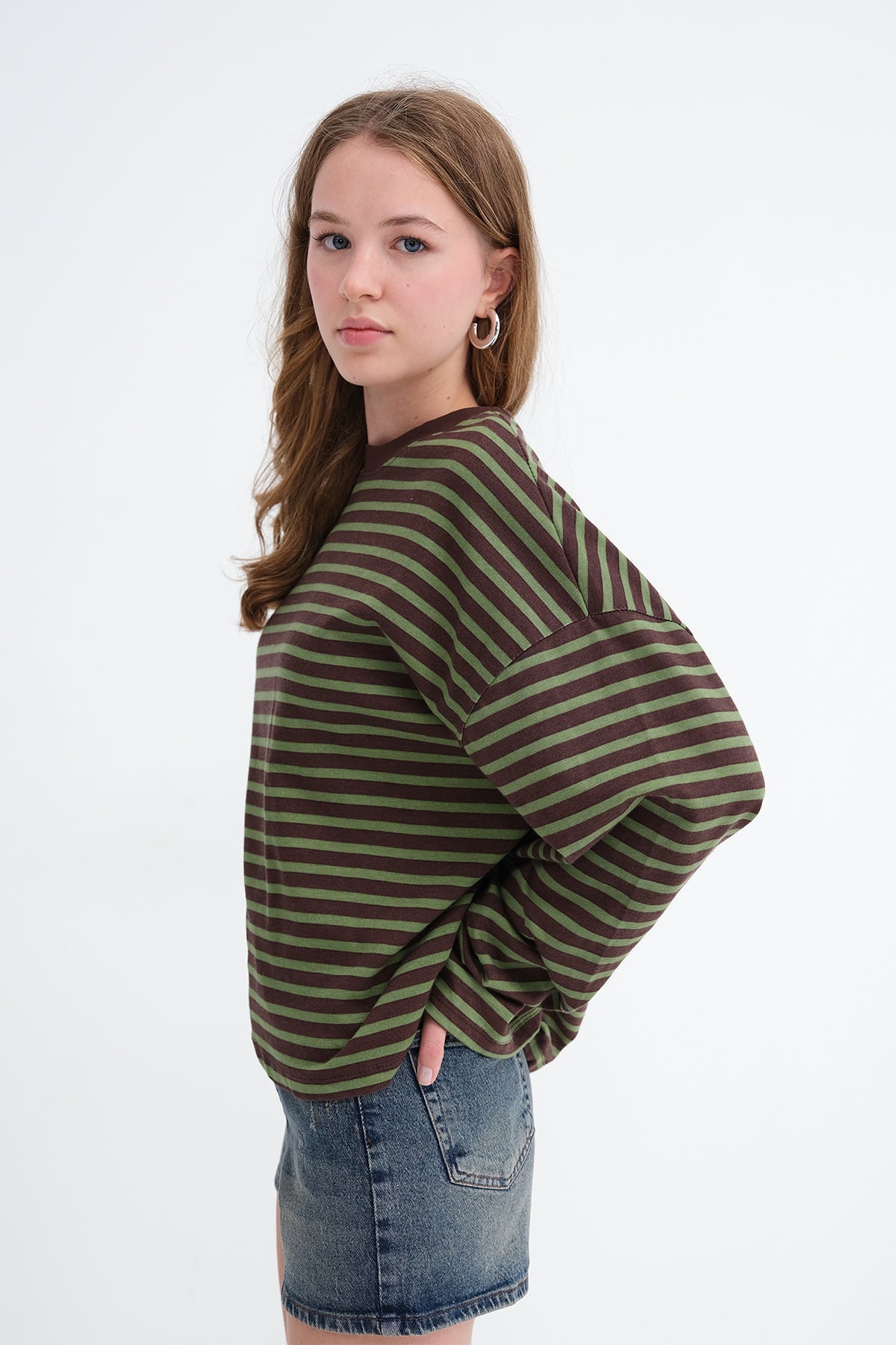 Khaki_Striped-Long-Sleeve-T-Shirt-addax
