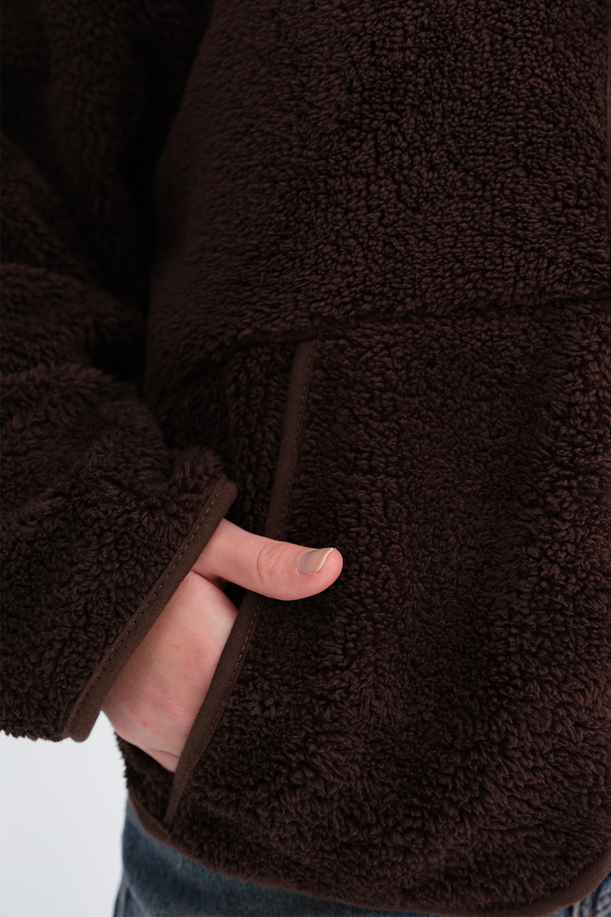 Brown_Zipped-Fleece-Cardigan-addax