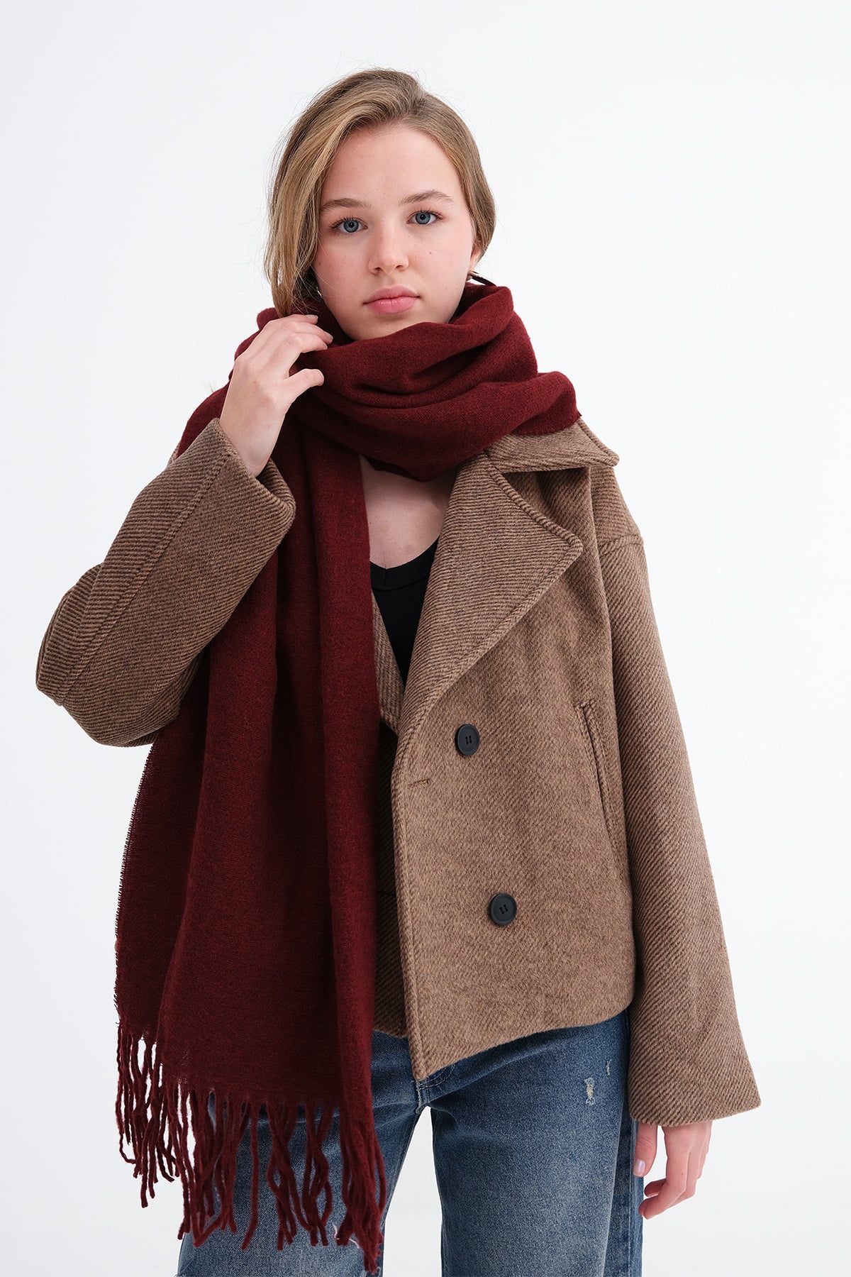 Burgundy_Fringed-Shawl-addax