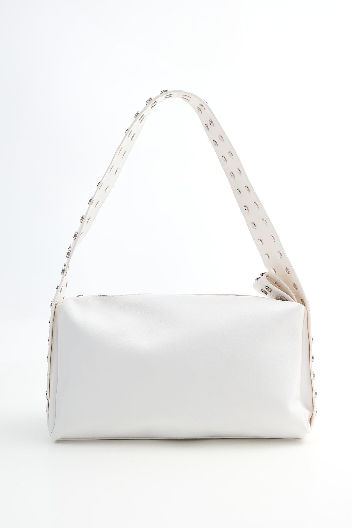 White_Studded-Baguette-Bag-addax