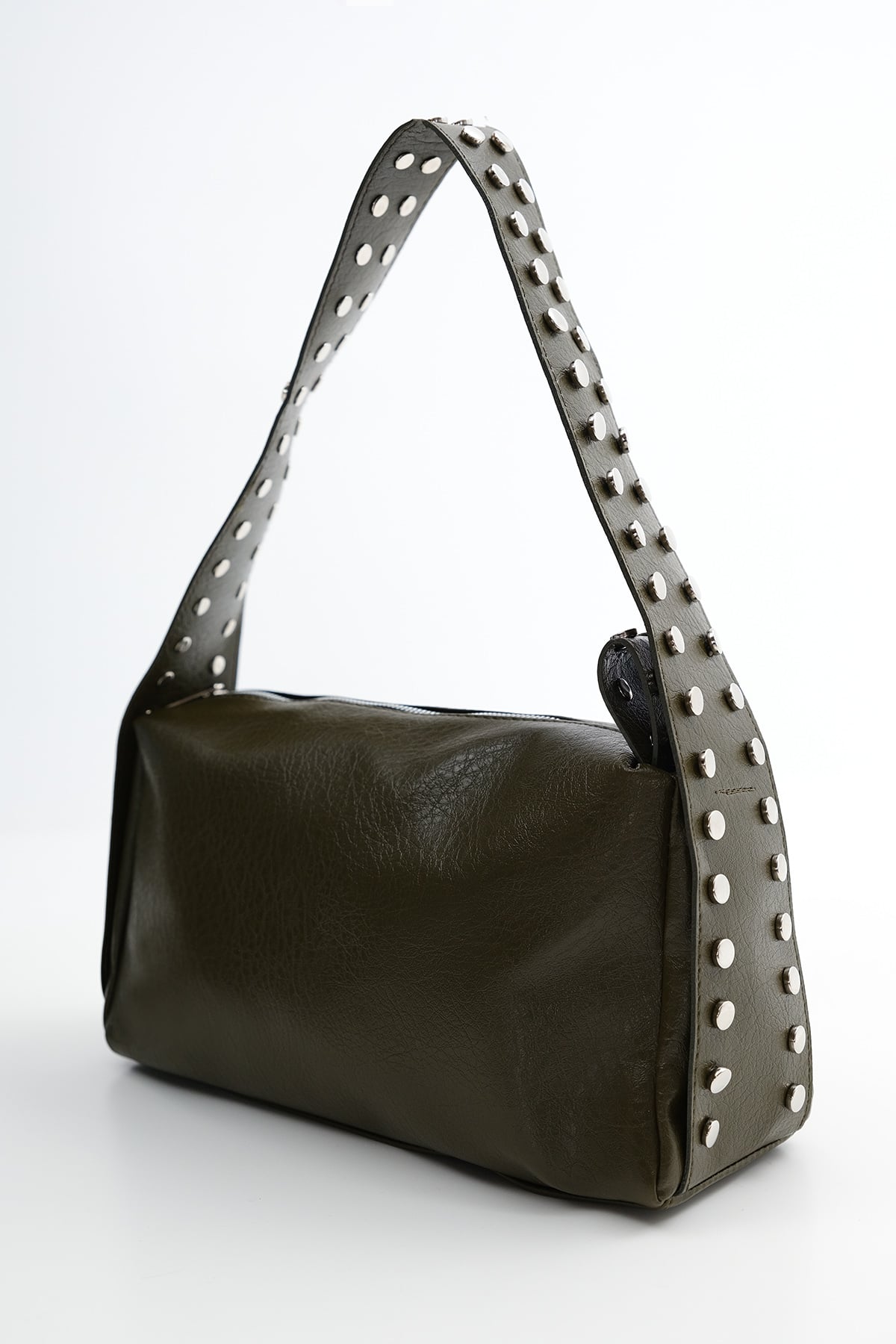 Khaki_Studded-Baguette-Bag-addax