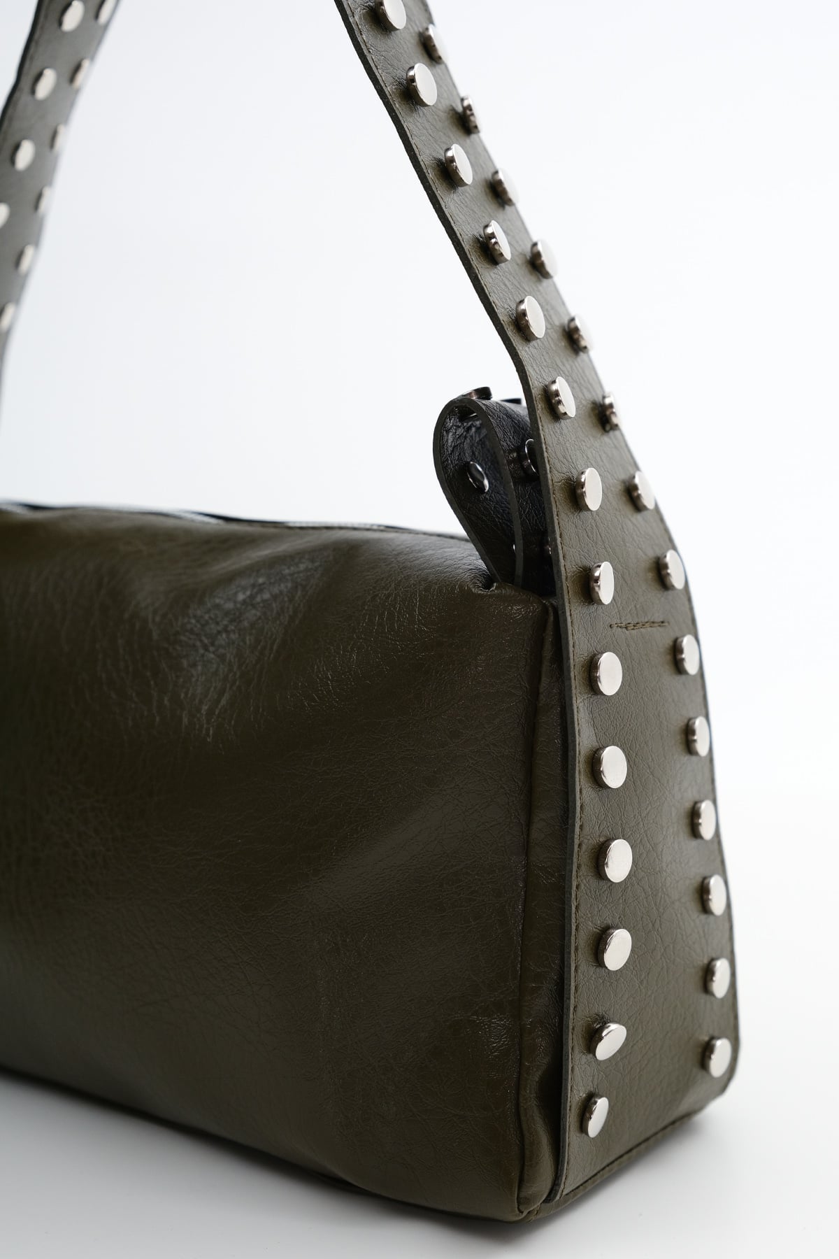 Khaki_Studded-Baguette-Bag-addax
