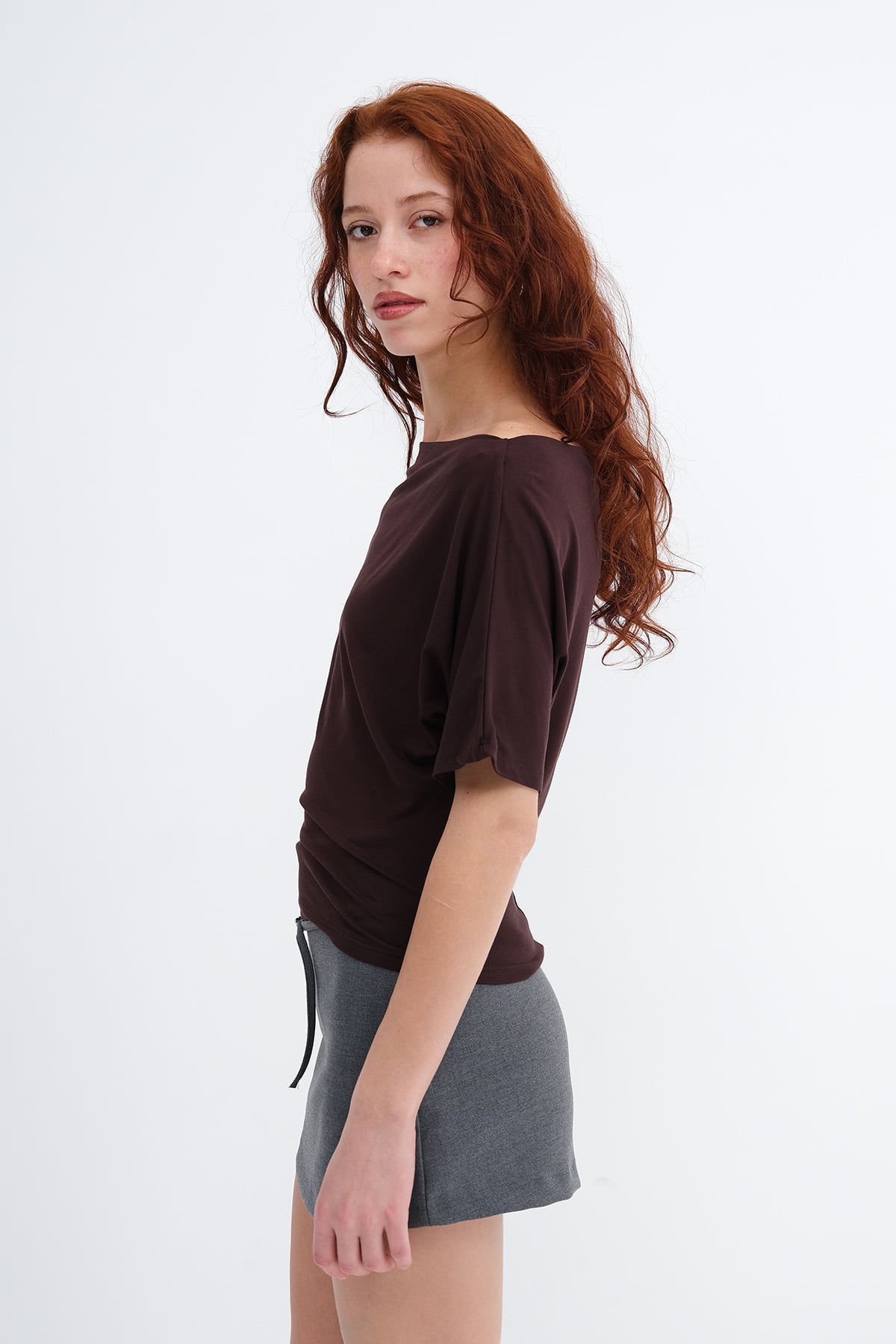 Brown_Boat-Neck-T-shirt-addax
