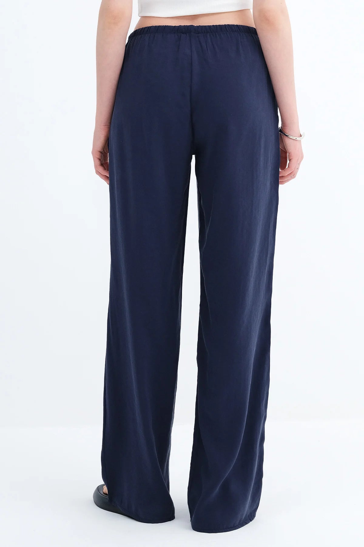 Dark-Night-Blue_Elastic-Waist-Modal-Pants-addax