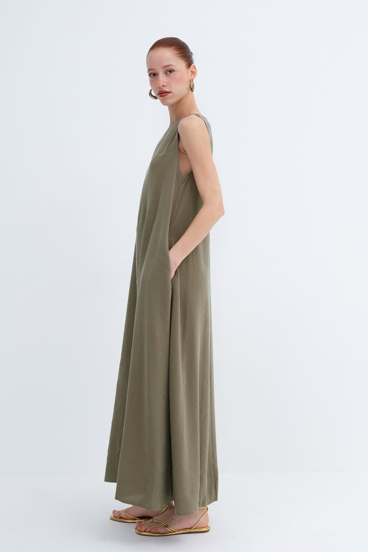 Khaki_Modal-Maxi-Dress-addax