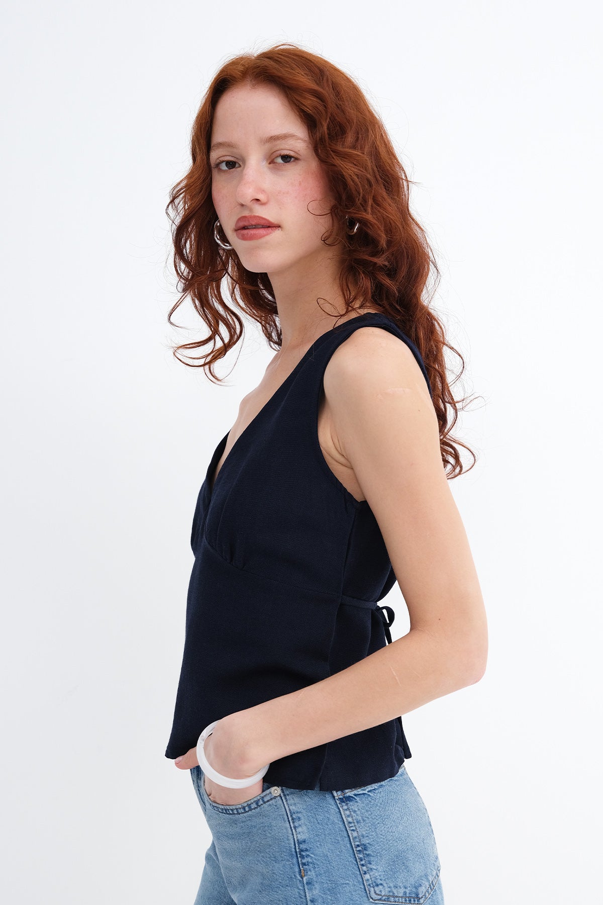 Dark-Night-Blue_Linen-Blend-Blouse-addax