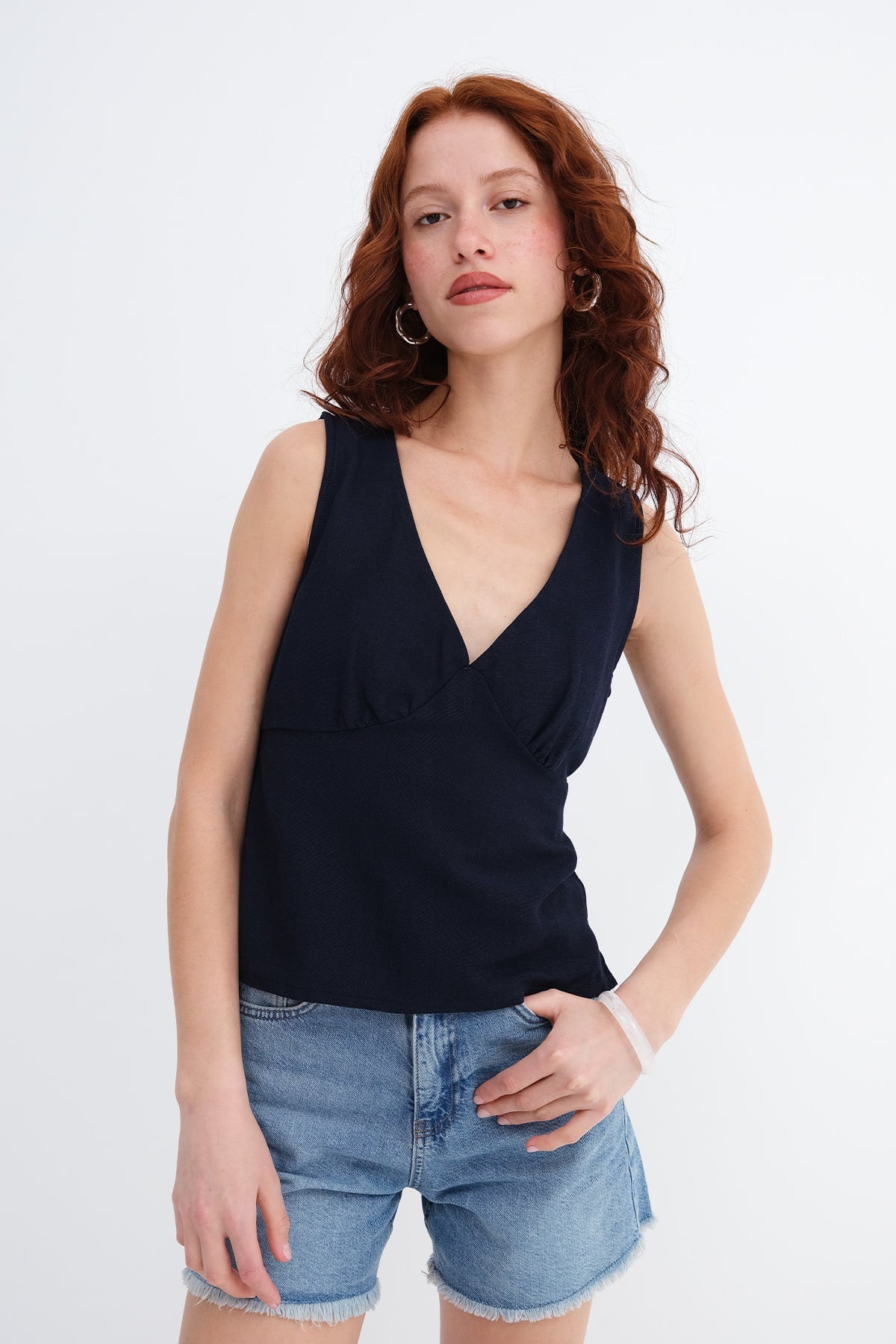 Dark-Night-Blue_Linen-Blend-Blouse-addax