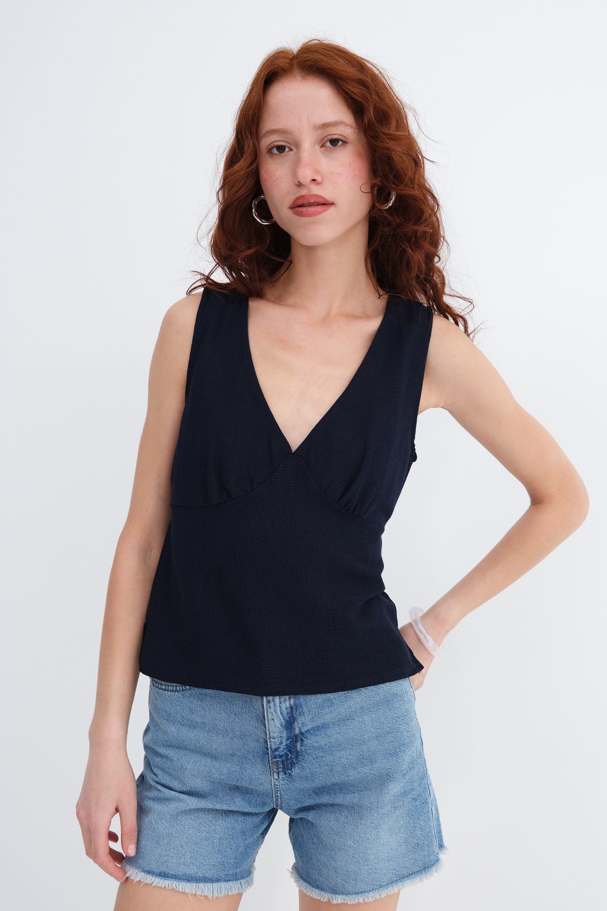 Dark-Night-Blue_Linen-Blend-Blouse-addax