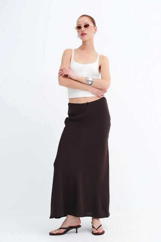 Bitter-Coffee_Linen-Blend-Long-Skirt-addax