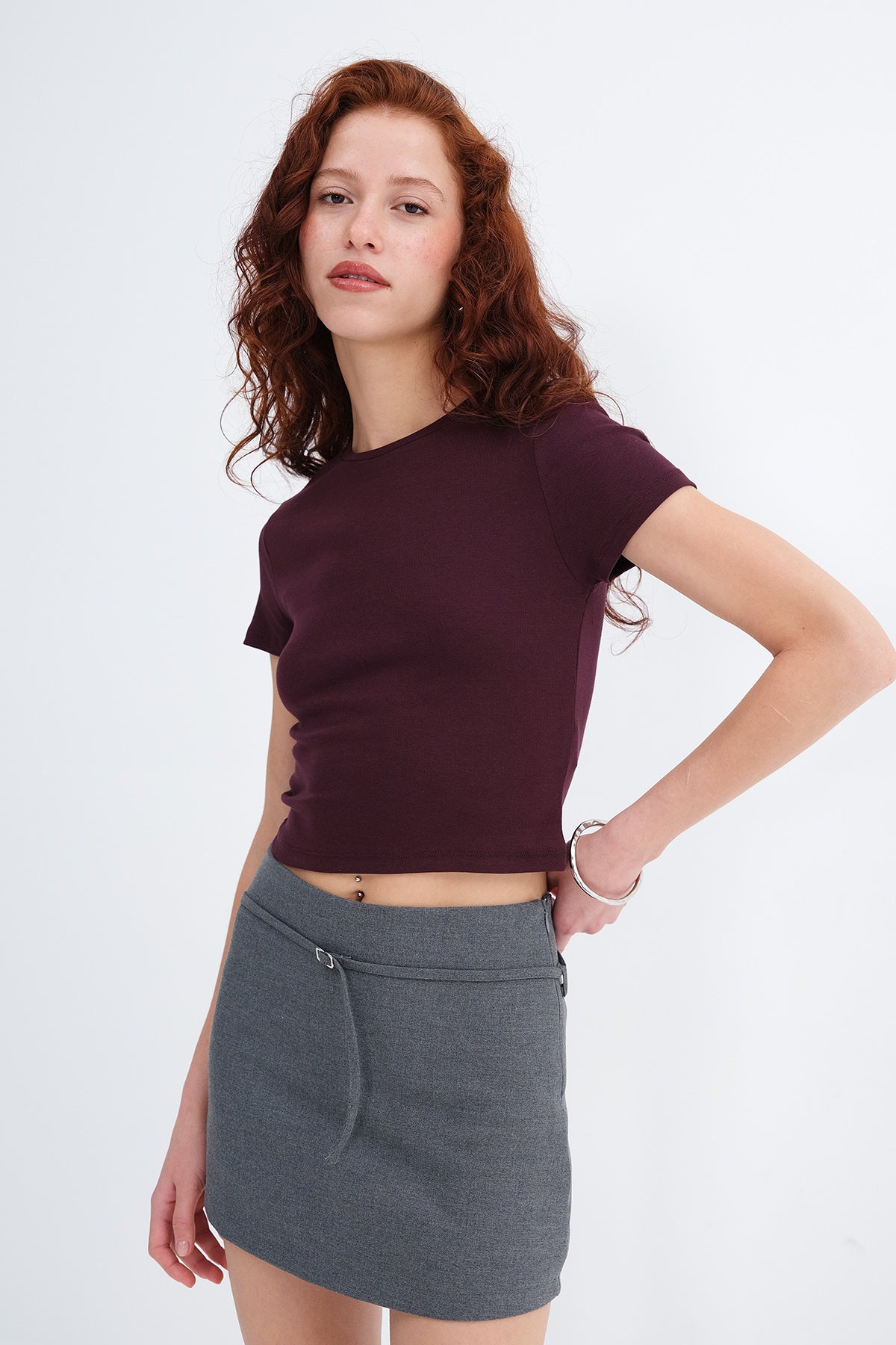 Dark-Maroon_Crew-Neck-Basic-T-shirt-addax