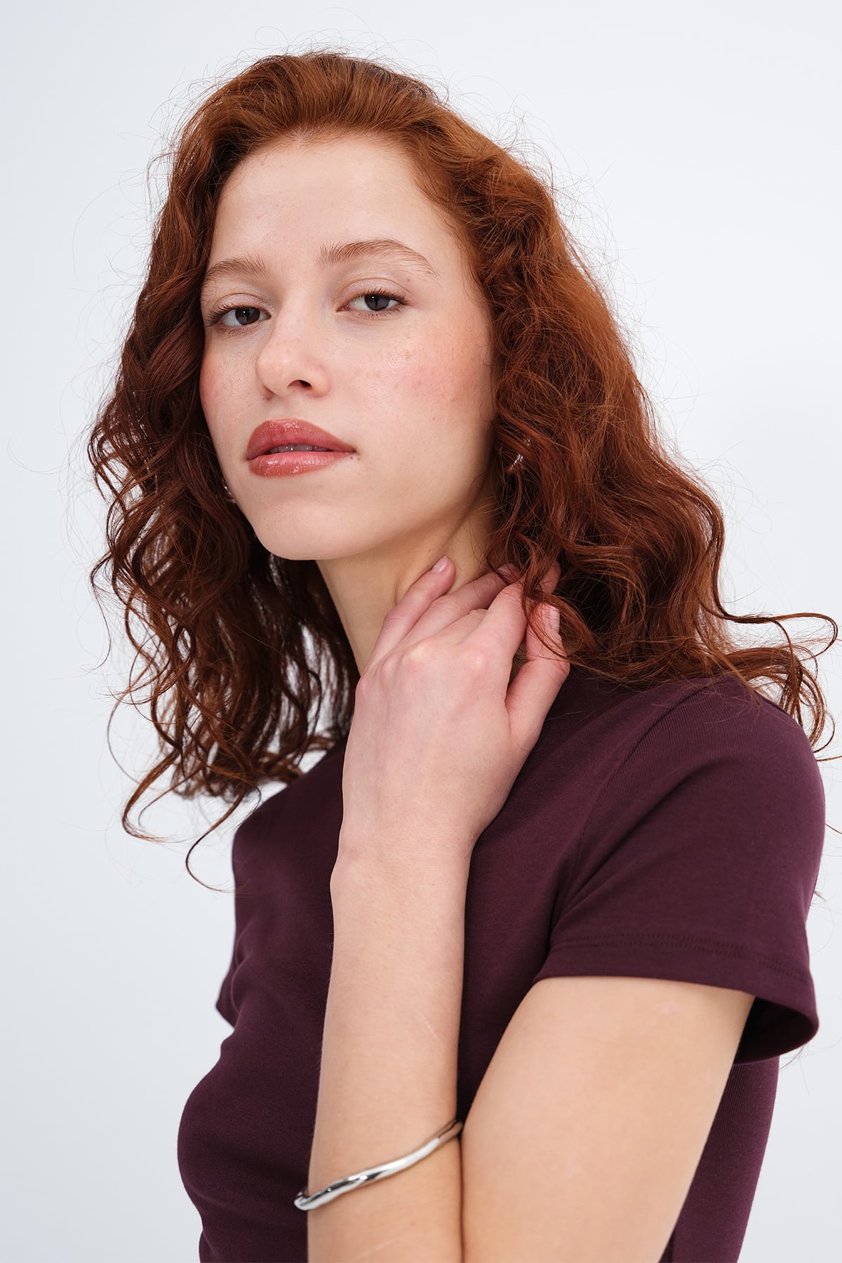 Dark-Maroon_Crew-Neck-Basic-T-shirt-addax