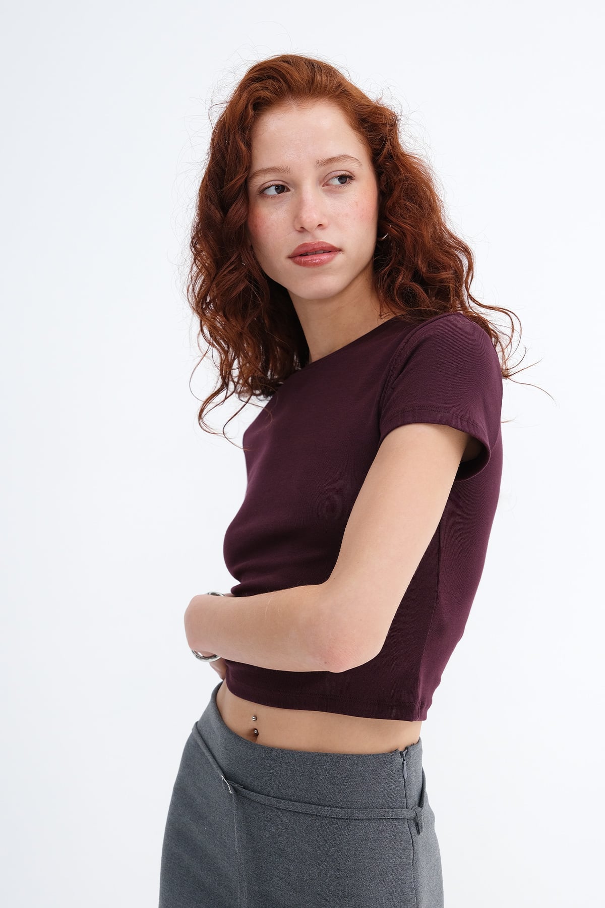 Dark-Maroon_Crew-Neck-Basic-T-shirt-addax