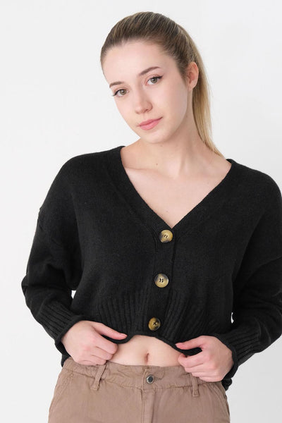 KNIT CARDIGAN WITH BUTTONS H3213