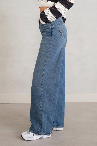 High Waist Trousers With Wide Leg PN1071-1
