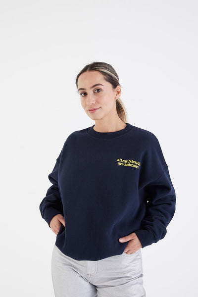 Sweatshirt With Printed S10129