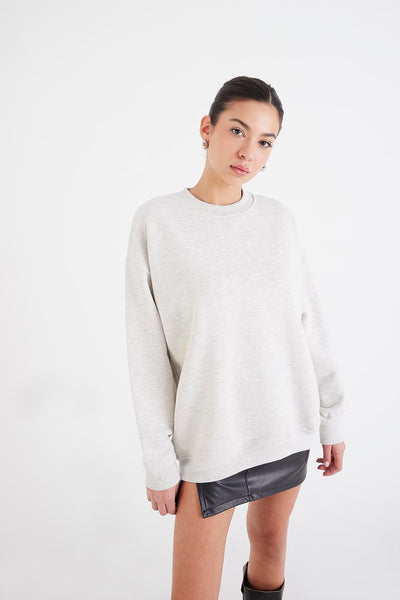 Round Neck Oversize Sweatshirt S10147