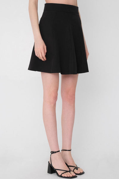 Mini Skirt With Zip Detail E7074