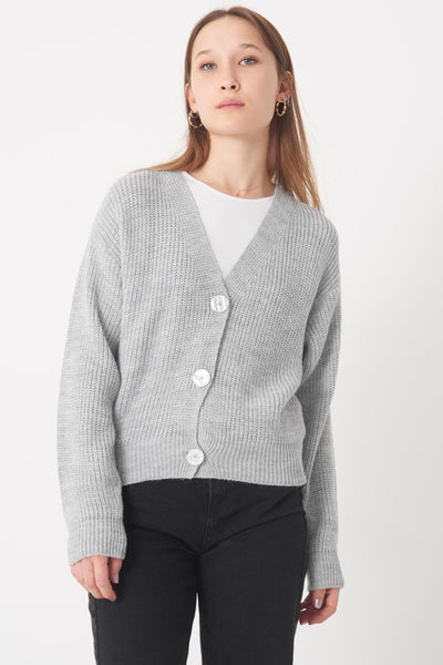 Knit Cardigan with Buttons H3060