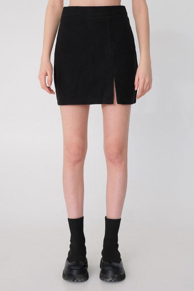 Mini Skirt With Side Slit E13054