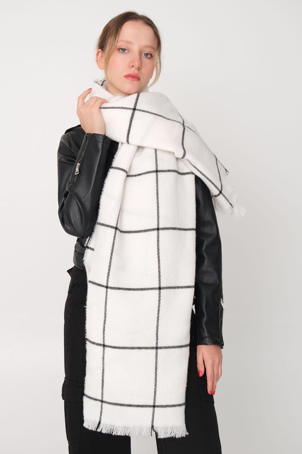 Checked Scarf SAL2019